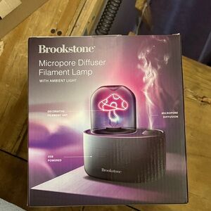 Brookstone Purple Micropore Diffuser Lamp